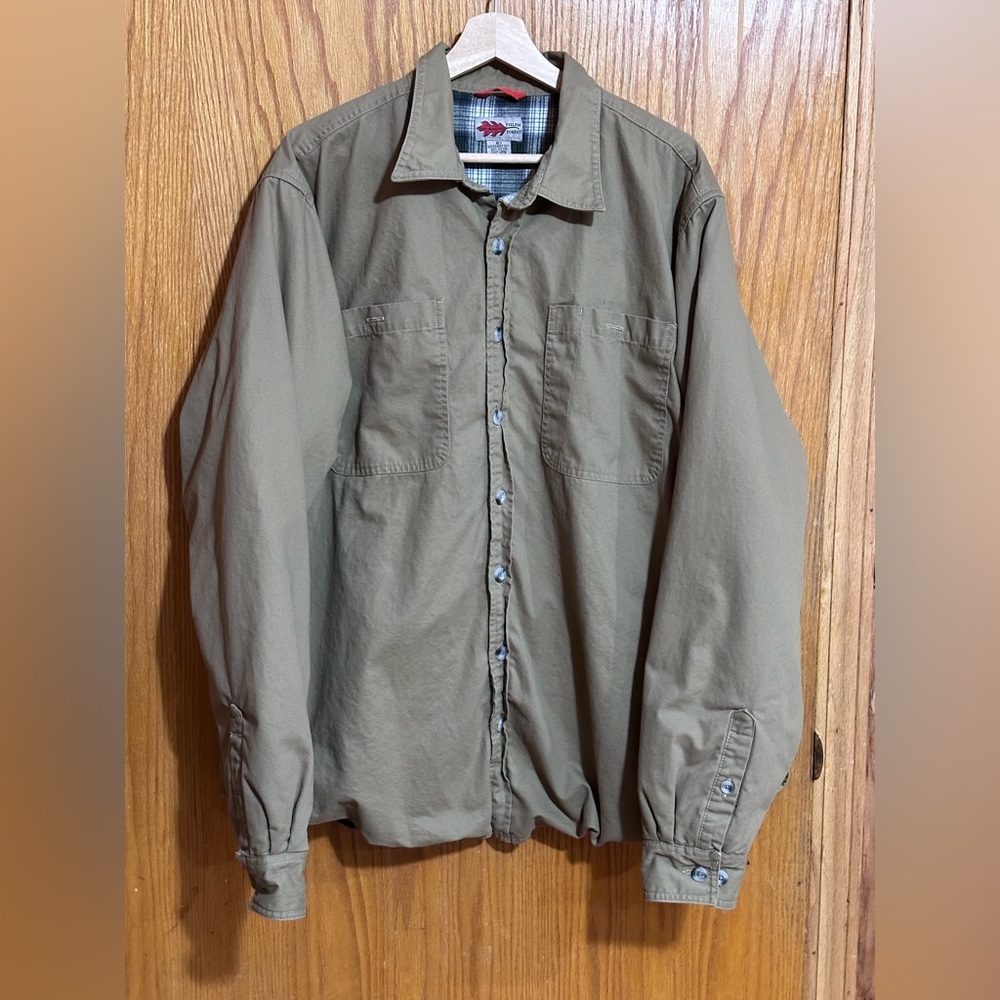Field & Forest men’s XLT outdoor‎ flannel lined warm pockets